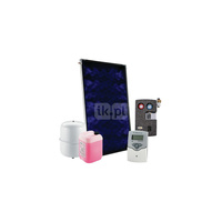 Inisol Uno SLIM 1K-2,5 Zestaw solarny ze wsparciem hydraulicznym na dach pochyły pokrycie ceramiczne