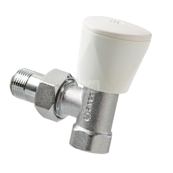 TEIDE PLUS zawór grzejnikowy kątowy, 3/8 GW, chromowany