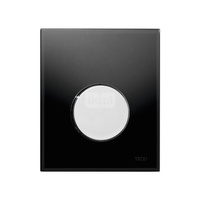 Przycisk spłukujący do stelaża do pisuaru (Mechaniczny) TECE loop szkło, kolor czarny / chrom połysk