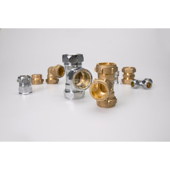 Trójnik IBP 615 mosiądz 22 mm x 22 mm x 1/2'' GZ