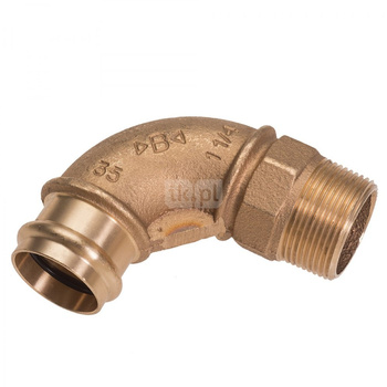 Press Łuk 90 st. z Gwintem (GZ) 12 x 1/2"